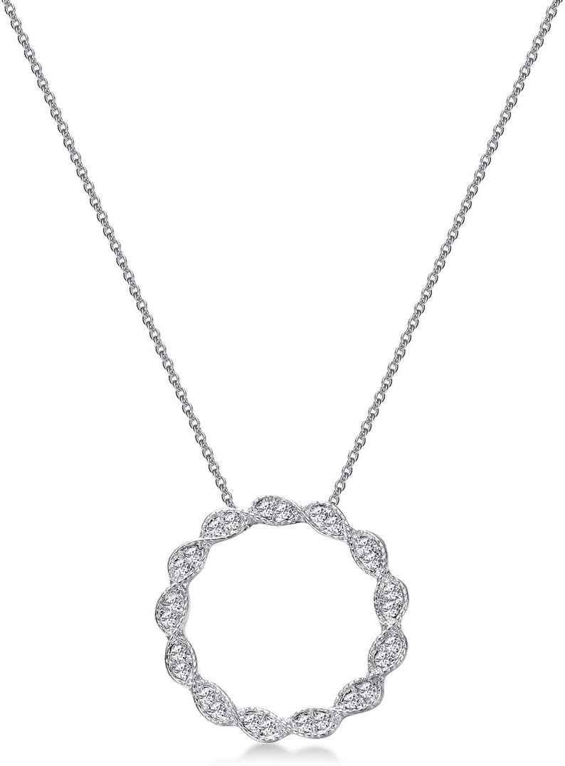 عقد نسائي من Mestige موديل MSNE3963 مزين بحجر كريستال، قطعة أنيقة وعصرية تضيف لمسة مميزة لأي إطلالة. مصنوع من خامات عالية الجودة، 