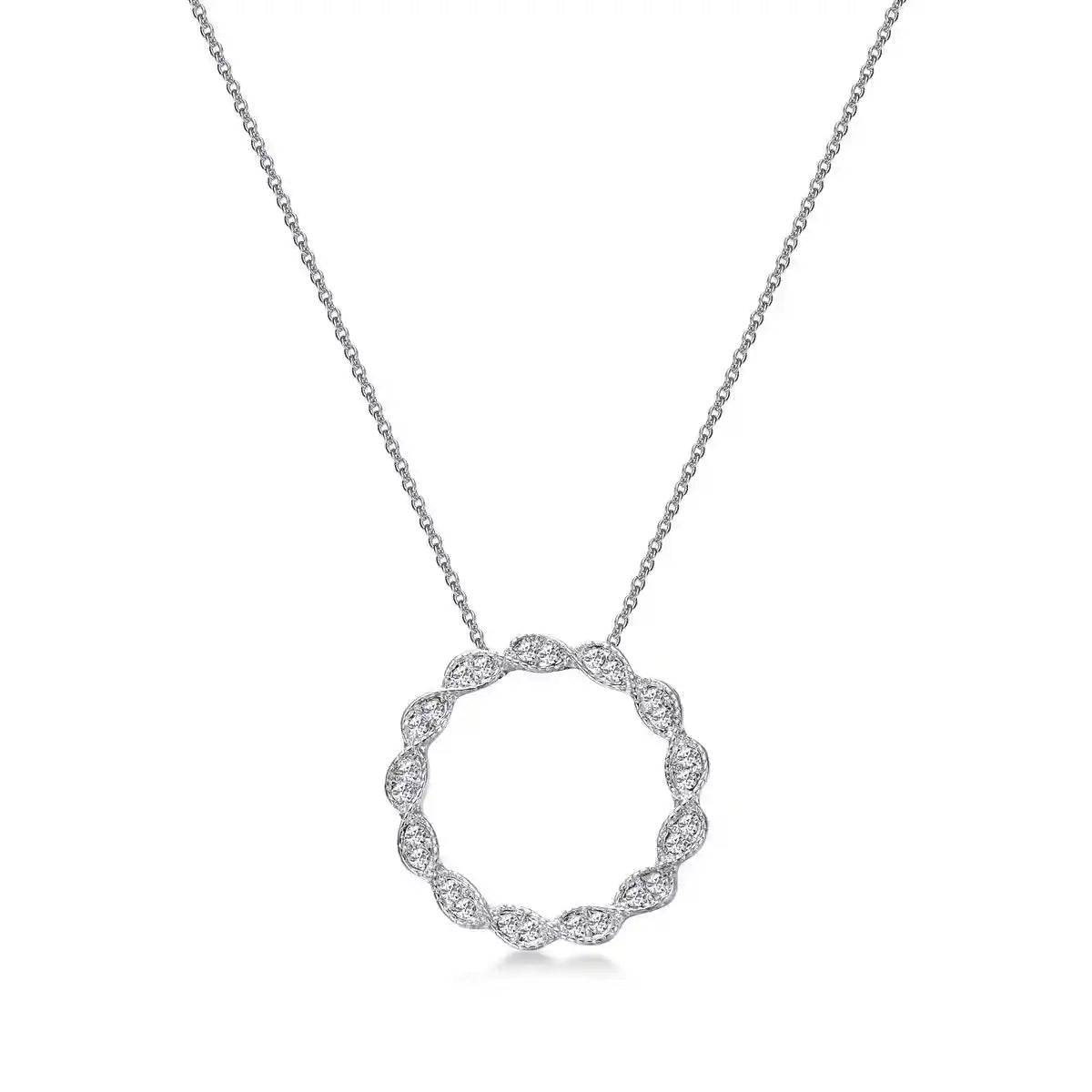 عقد نسائي من Mestige موديل MSNE3963 مزين بحجر كريستال، قطعة أنيقة وعصرية تضيف لمسة مميزة لأي إطلالة. مصنوع من خامات عالية الجودة، 