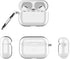 Transparent protective hard clear case cover for airpods pro - pure transparent