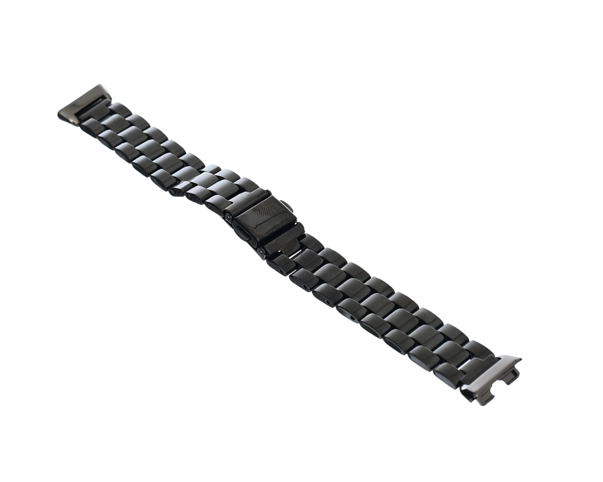 accessories shop Metal Watch Strap With Classic Design And Flexibility For Smart Watch Honor 8 mm - Black