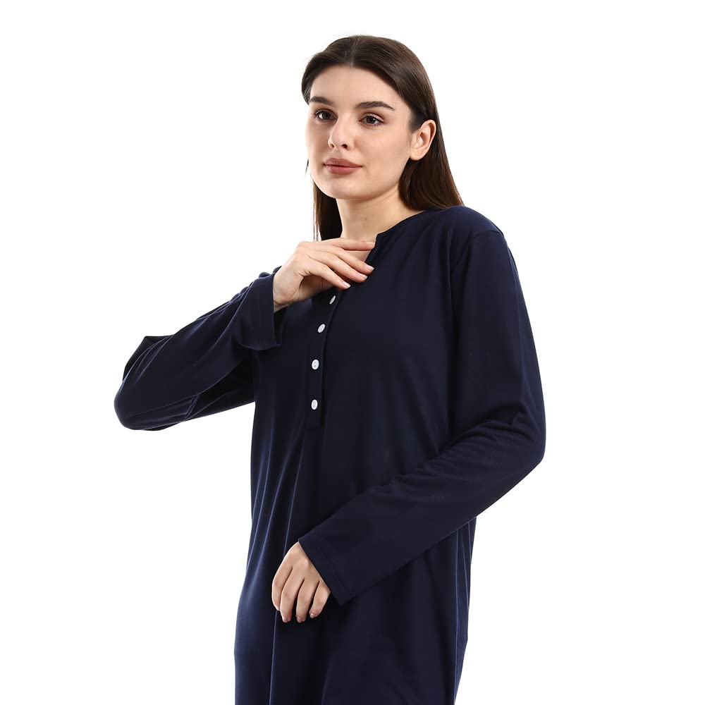 JAMILA Dress  For Womens , Navy Soft, comfortable fabric for ease and all‑day wear