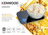 Kenwood Digital Kitchen Scale – 8kg/22lbs Capacity, Tempered Glass, Touch Control (WEP50.000BK)