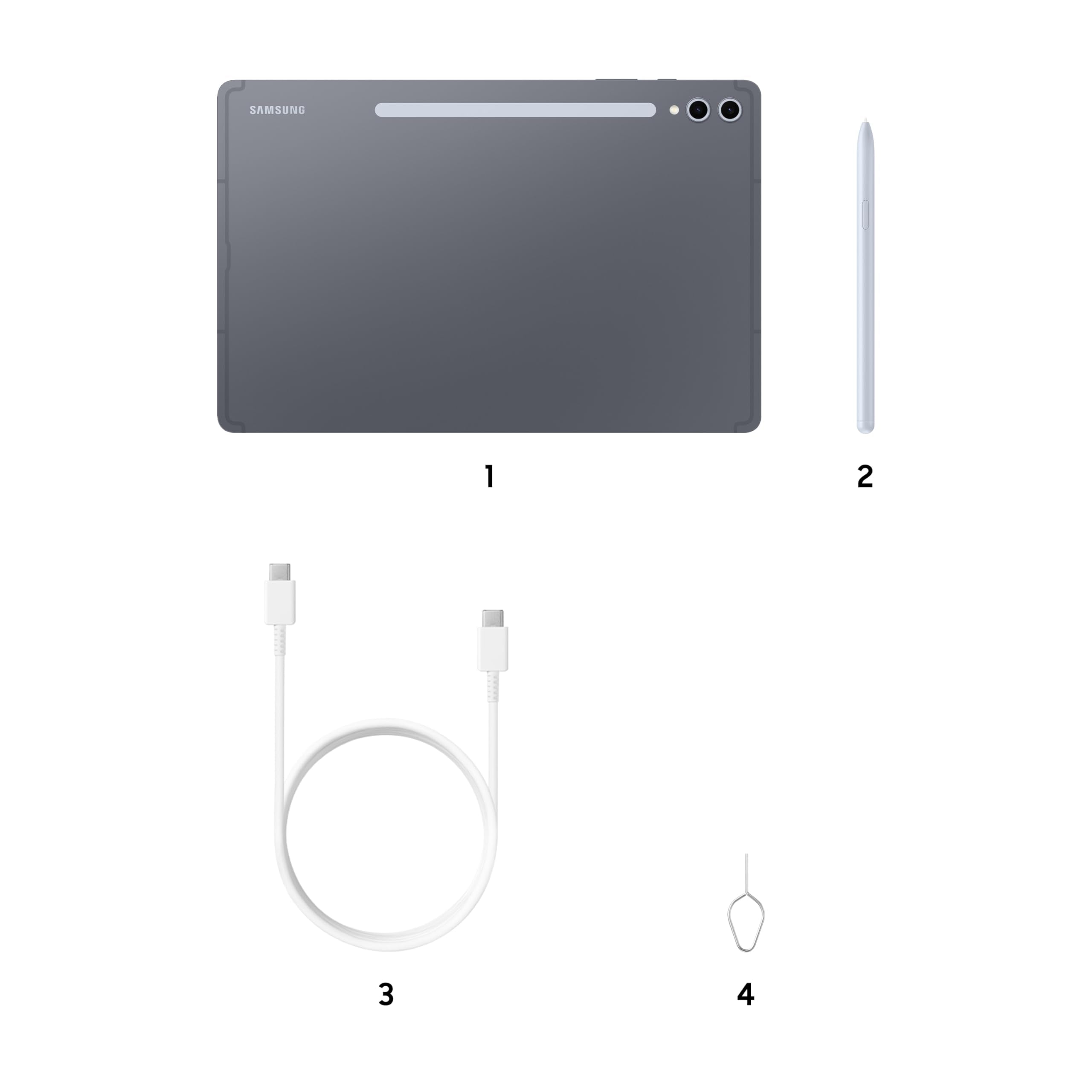 جهاز Samsung Galaxy Tab S10+ 5G باللون Moonstone Gray جهازًا لوحيًا عالي الأداء بنظام أندرويد ومدعوم بالذكاء الاصطناعي، مصمم للإنتاجية، الإبداع، والترفيه