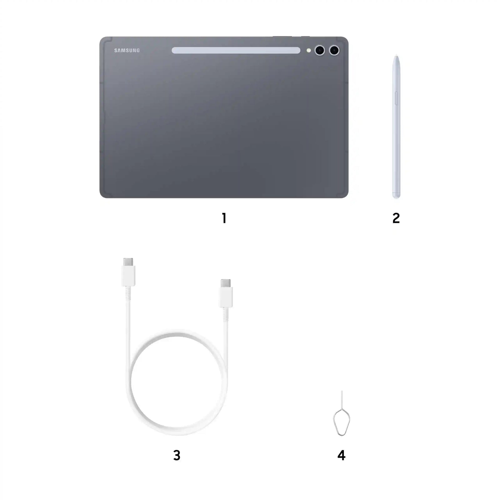 Samsung Galaxy Tab S10+, 12.4 Inch AI Android Tablet, 5G, 12GB RAM, 256GB Storage, AMOLED Display, Anti-reflection, Durable, S Pen Included, Moonstone Gray 1 Year Warranty/Local Version