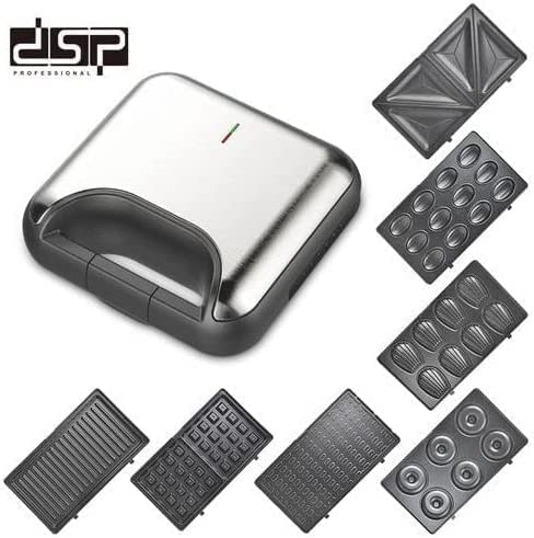 DSP Electric 7-in-1 Sandwich & Pie Maker – 7 Multi-Use Molds - Safqqa