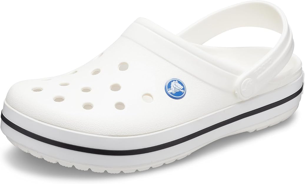 Crocs Men Slipper White Lightweight Comfort