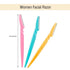 Top Select Eyebrow Painless Facial Hair Remover Razor for Face, Women and Men (Multicolour) (Pack of 1)