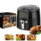 Sokany air fryer without oil, 1800 watt, 8.0 liters, black - sk-8016-220v supply voltage and 50hz- Damage Box And Have Scratches