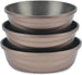 New Klein , Granite 3-piece handleless frying pan set• 3-piece frying pan set for versatile cooking needs - Safqqa