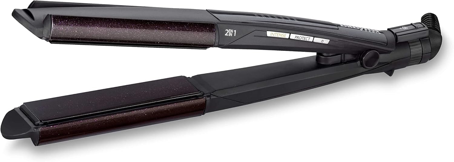 HOME GOLD hair straightener, Salon-Quality Styling with 750°F Heat, Perfect for Curly and Straight Hair, Rapid 30-Second Heat-Up, and 360° Rotating Cord, 35W, Model: HG-390