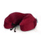 Ariika Velvet High Neck Pillow - Burgundy