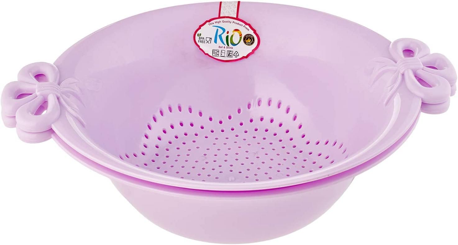 Al Yaseen Plastic Vegetable Strainer – Multiple Colors