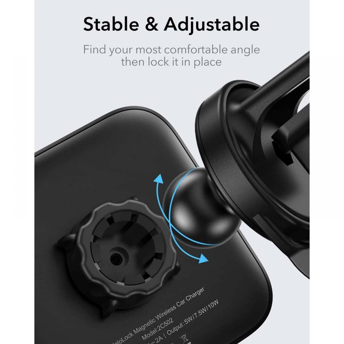 ESR HaloLock Magnetic Wireless Car Charger – Fast and Secure Charging