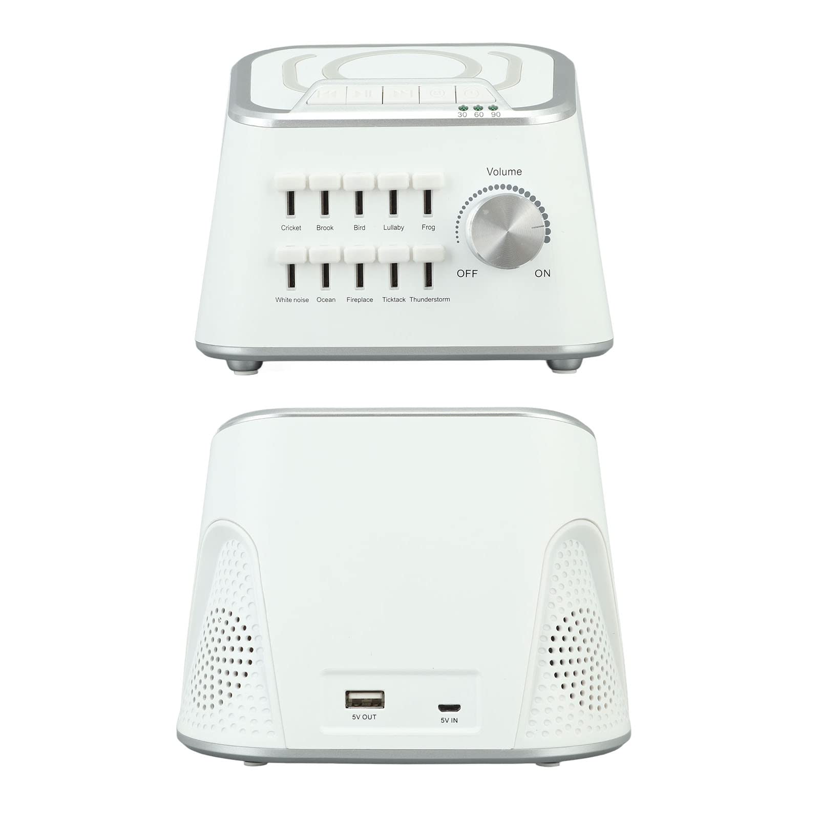 White Noise Machine, 10 Soothing Sounds White Noise Maker, Adjustable Tone Bluetooth Sound Machine, Sleep Therapy for Adults & Baby, 3 Timer Sleep Aid for Sleeping Relaxation