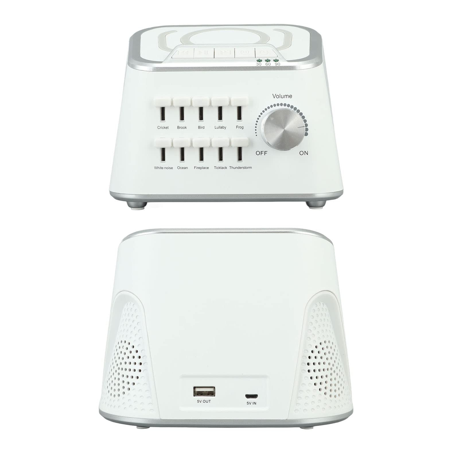 White Noise Machine, 10 Soothing Sounds White Noise Maker, Adjustable Tone Bluetooth Sound Machine, Sleep Therapy for Adults & Baby, 3 Timer Sleep Aid for Sleeping Relaxation