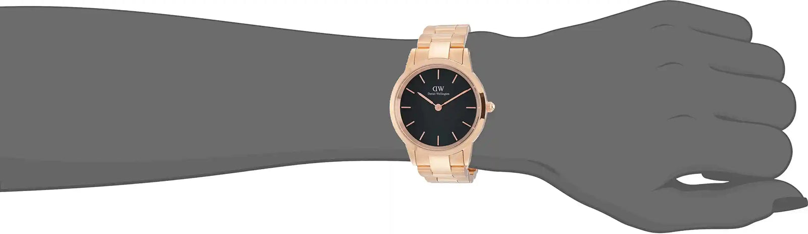 Daniel Wellington Watch Unisex , Japanese Quartz Movement, Analog Display, Rose Gold Stainless Steel Strap-DW00600419 - Safqqa Egypt
