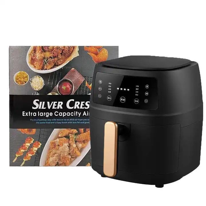 Silver Crest 8 Liter Air Fryer Performance Range 2400 Watt Rapid Air Convection Heating-Have Scratches