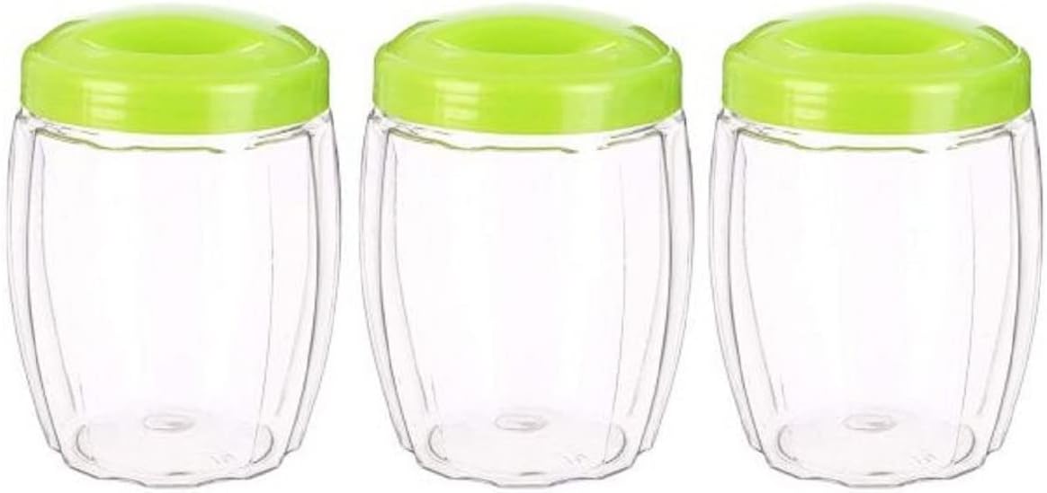 Lamsa Plast Spice jar Set ,3 pieces Made from durable, high-quality plastic - Safqqa
