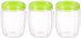 Lamsa Plast Spice jar Set ,3 pieces Made from durable, high-quality plastic - Safqqa