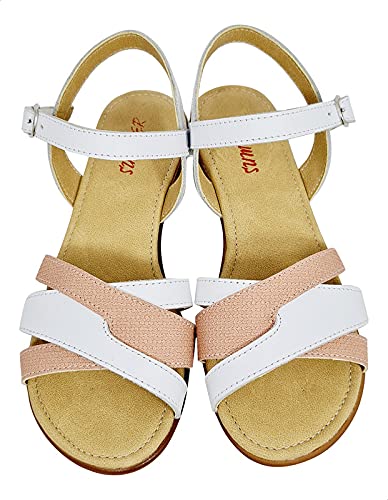 Summer Slingback Buckle Closure Flat Sandals for Girls - Safqqa Egypt