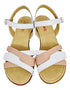 Summer Slingback Buckle Closure Flat Sandals for Girls - Safqqa Egypt