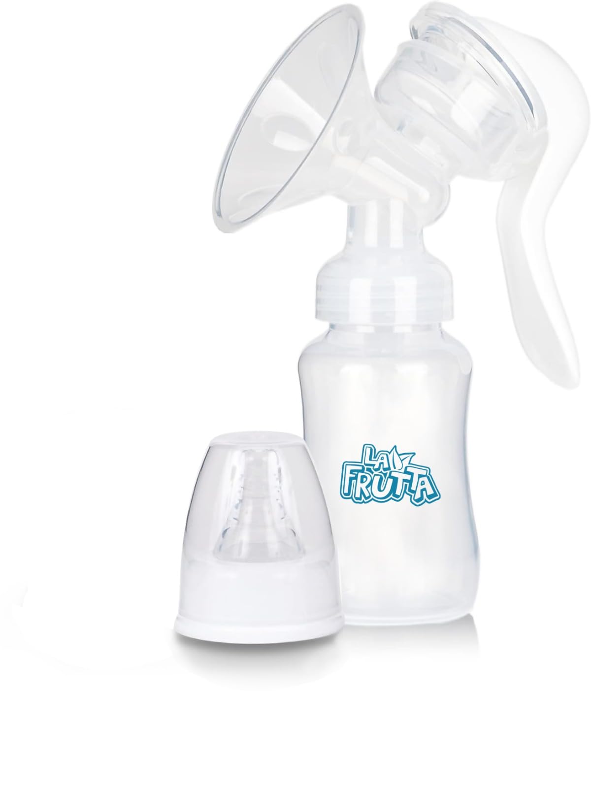 La Frutta (New Regular Neck Manual Breast Milk Pump + 210 ml Bottle Silicone Nipple + 24 Pcs Breast Pads
