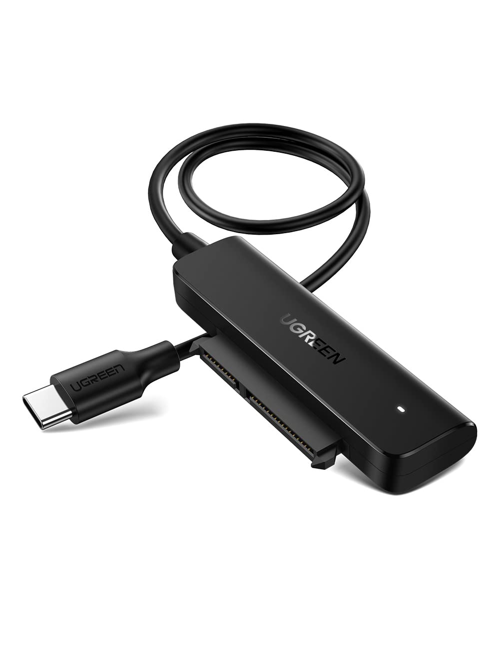 محول UGREEN من USB C إلى Sata كابل قارئ قرص صلب خارجي 2.5 SSD مجموعة نقل UASP مدعومة متوافقة مع Samsung و Crucial و WD و Toshiba قرص صلب داخلي Sata HDD SSD وجهاز كمبيوتر محمول USB C مثل MacBook