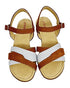 Summer Slingback Velcro Closure Flat Sandals for Girls - Safqqa Egypt