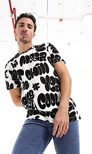 Ravin Men's Ribbed Crew Neck Solid Basic Cotton T-Shirt