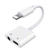 Joyroom S-Y104 Ben Series Lightning Audio and Charging Cable - White