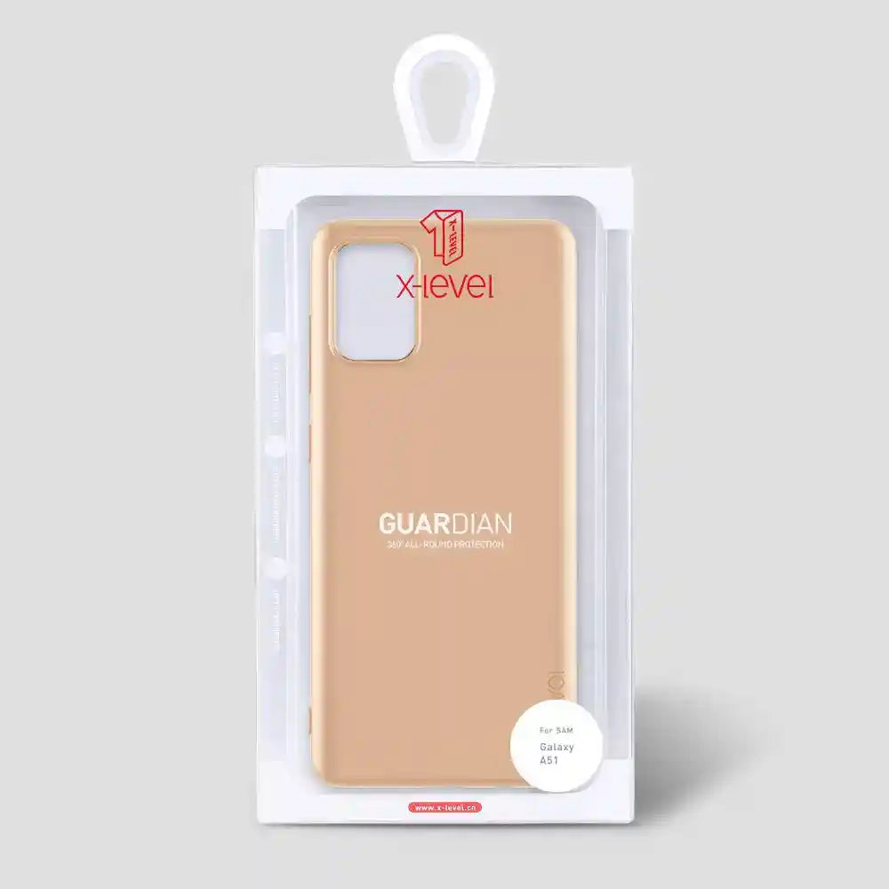 غطاء حماية لهاتف سامسونج جالاكسي A51 من إكس-ليفيل مصنوع من مادة TPU المرنة، نحيف وخفيف الوزن لتوفير الحماية مع الحفاظ على شكل أنيق للهاتف. – Safqqa Egypt
