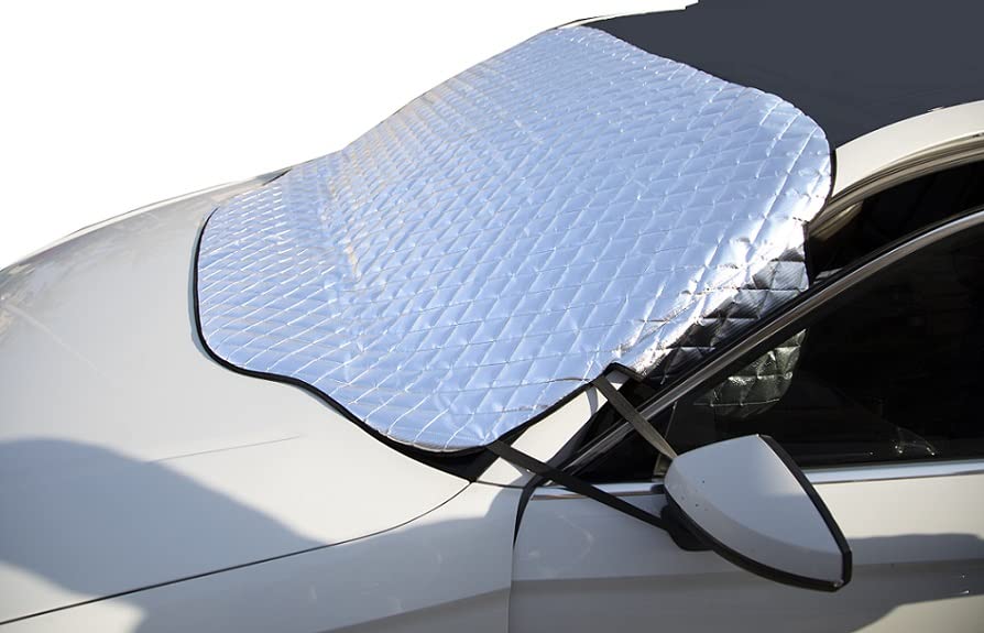 Car Umbra Windshield Sun Shield – Universal Fit, 3 Layers Protection, Grey