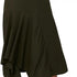 Splash Asymmetric-Hem Solid Midi Skirt for Women - Safqqa Egypt