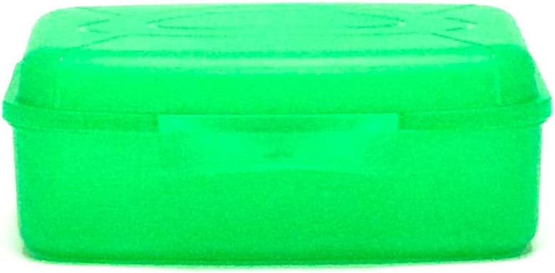 Mintra Home Utility Boxes - 1.4L GREEN 3pk - 7.2inW x 5.6inD x 2.6inH - great utility box, storage box for pencils, crayons, pens, crafts and other small items