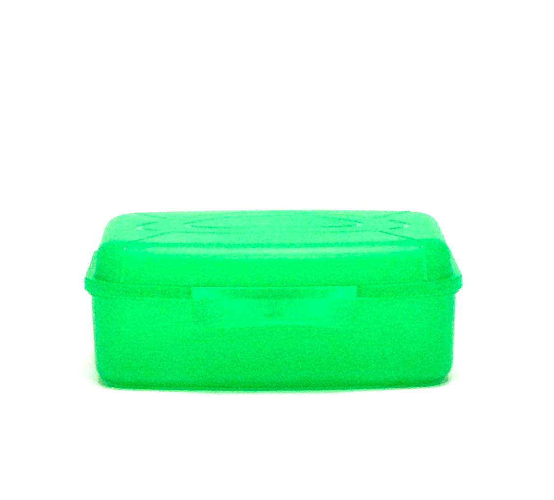 Mintra Home Utility Boxes - 1.4L GREEN 3pk - 7.2inW x 5.6inD x 2.6inH - great utility box, storage box for pencils, crayons, pens, crafts and other small items