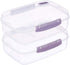 Max plast Plastic Food Container With Lid,  Multi Color