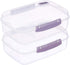 Max plast Plastic Food Container With Lid,  Multi Color