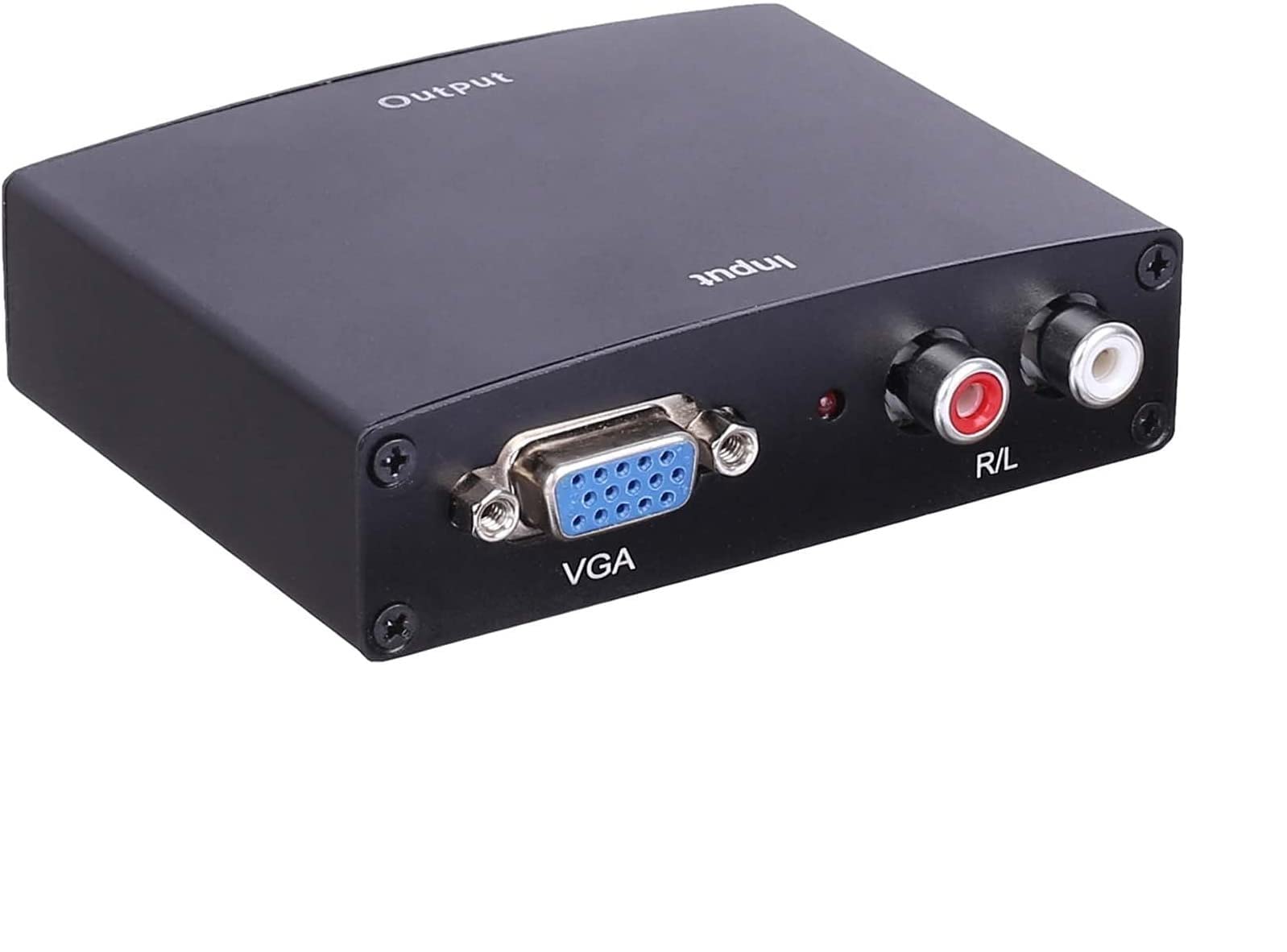 Keendex Vga To Hdmi Converter With Audio Rca - Black