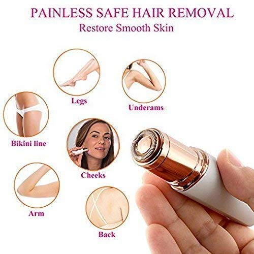 Flawless Finishing Touch Painless Hair Remover for Women (Rose Gold)