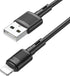 Hoco X83 - Victory Charging And Data Transmittion Cable (2.4A - 1M), USB-A To Lightning Plug, Compatible With Apple iPhone iPad Airpods