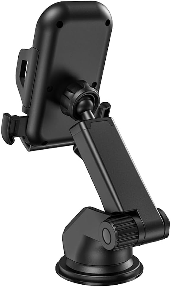 حامل Hoco CA76 Touareg للسيارة، عملي وآمن لتثبيت الهواتف الذكية داخل السيارة. متوافق مع أجهزة iPhone، Samsung، Xiaomi، Oppo، وHuawei، ويسمح بالتحكم بيد واحدة بسهولة أثناء القيادة. – Safqqa Egypt