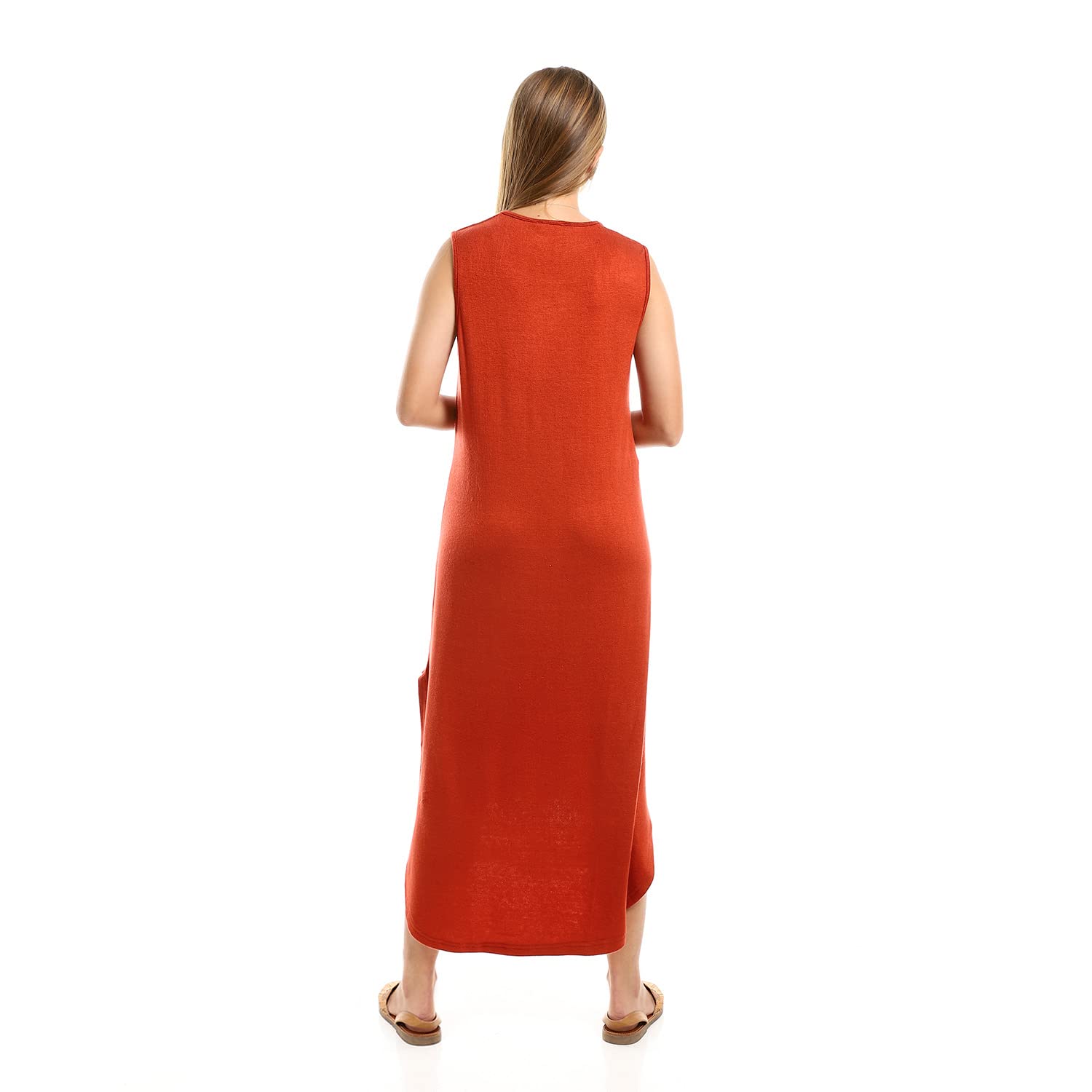 JAMILA Women High Low Sleeveless Dress