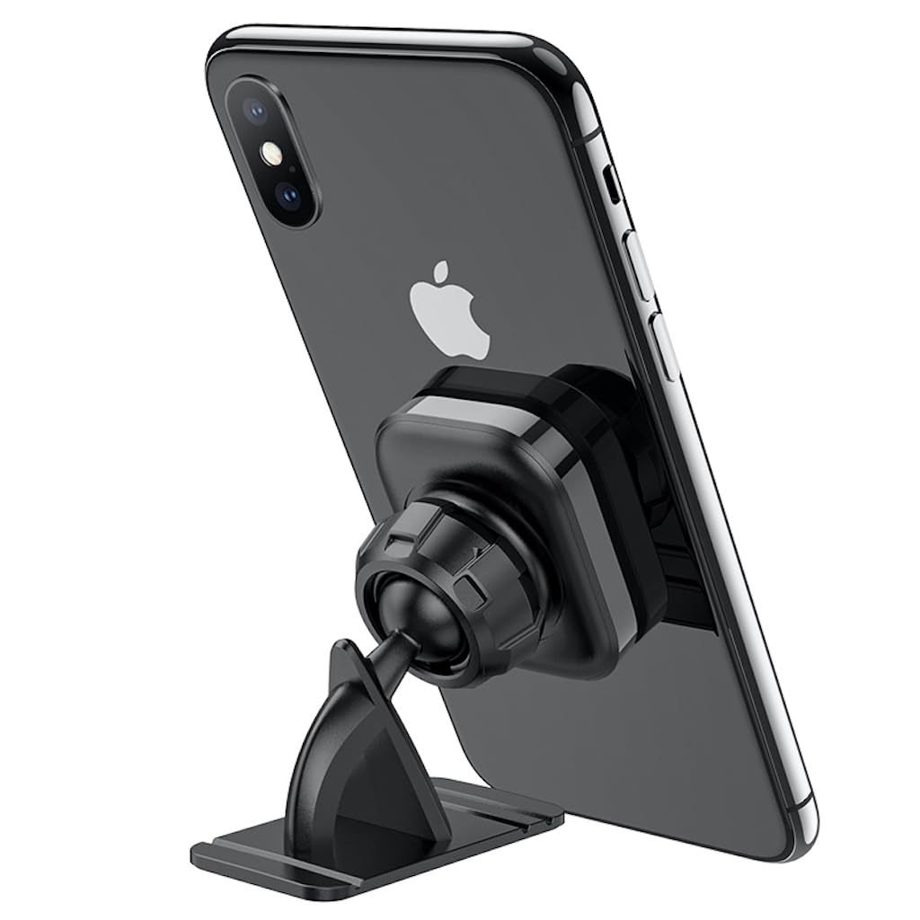 Hoco s47 fuerte series magnetic car dashboard phone holder - black