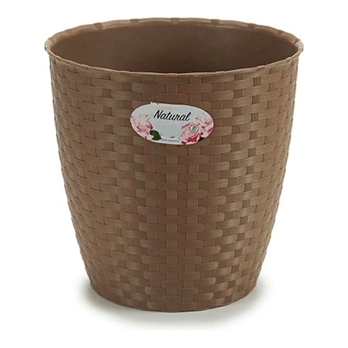 Stefanplast Home Garden Plant Pot Natural Flower Pot Modern Design for Planting and Decoration