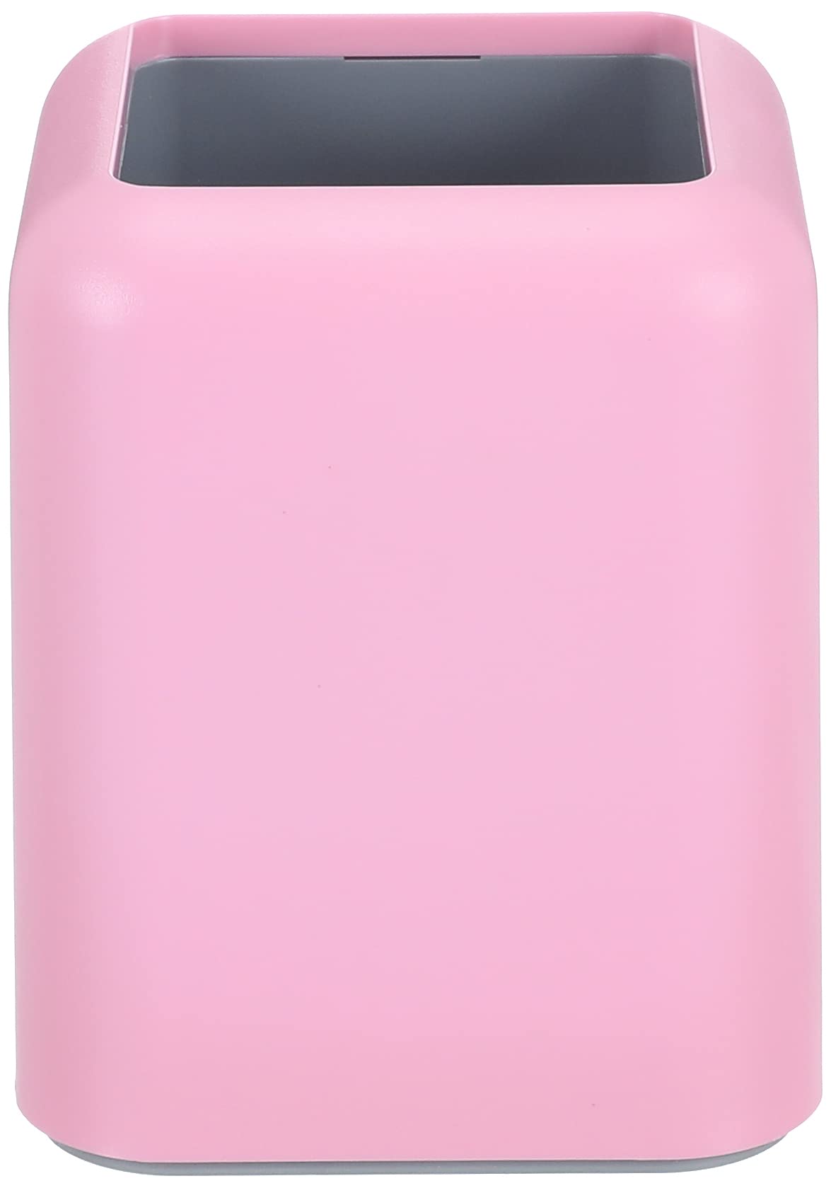 حامل أقلام من إريك كراوزي بلون وردي باستيل مع الجزء الداخلي باللون الرمادي، مصمم للحفاظ على ترتيب الأقلام والأدوات المكتبية. مصنوع من مواد متينة وخفيف الوزن، مثالي للاستخدام على المكاتب في المنزل