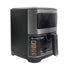 Silver 10 Liter Stainless Steel Digital Air Fryer Performance Range 2200 Watt Rapid Air Convection Heating-Have Scratches