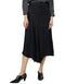 Splash Floral-Pattern Asymmetric-Hem Midi Skirt for Women
