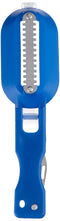MT Stainless steel fish peeler with plastic handle - blue