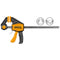 INGCO HQBC01603 QUICK BAR CLAMPS SIZE 18 INCH