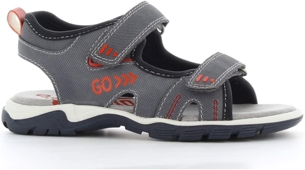 SPROX boys Letter Print Velcro Strap Open Toe Sandal for Boys Flat Sandal